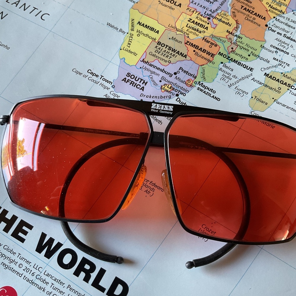 VTG Zeiss Red Lens Sunglasses